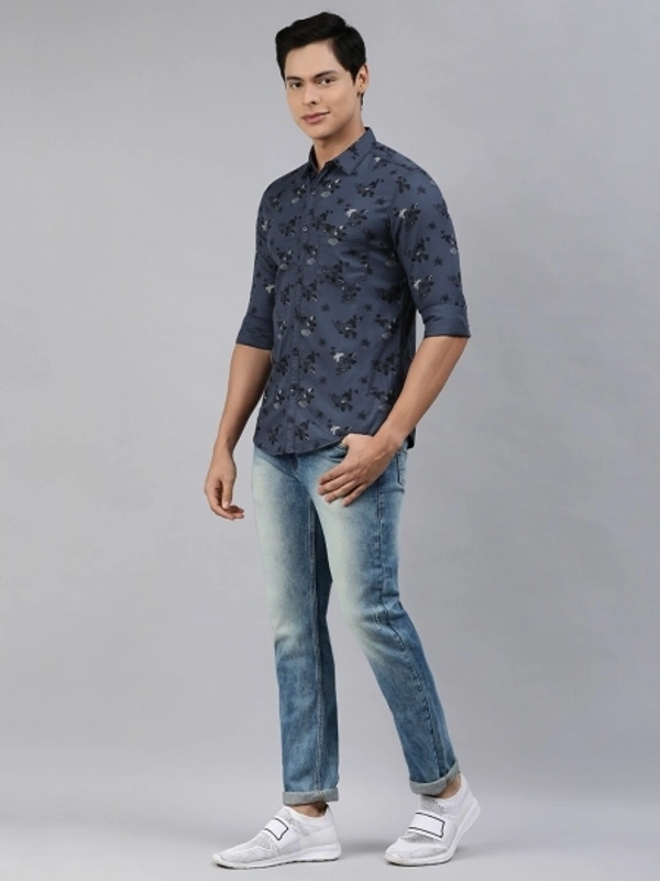 Spykar Men Solid Casual Grey Shirt - XXL