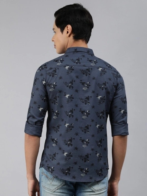 Spykar Men Solid Casual Grey Shirt - XXL