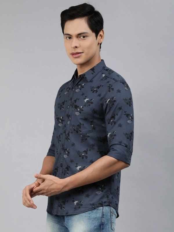 Spykar Men Solid Casual Grey Shirt - XXL