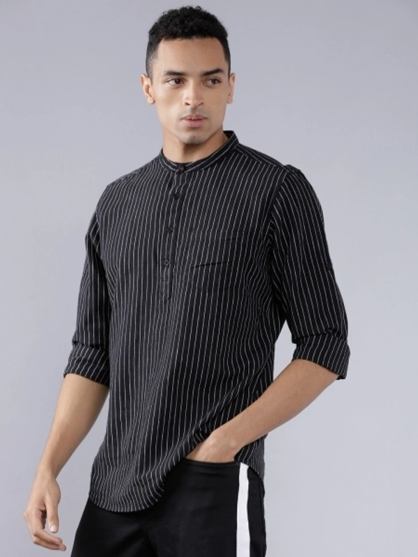 HIGHLANDER Men Striped Casual Multicolor Shirt - M