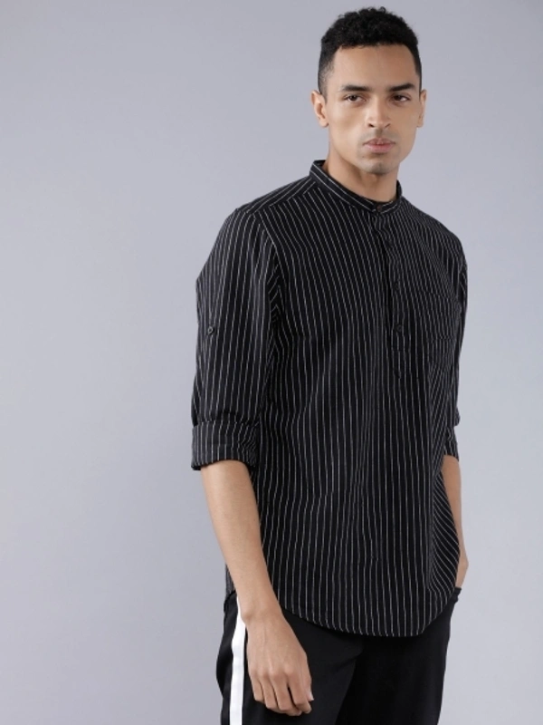 HIGHLANDER Men Striped Casual Multicolor Shirt - M