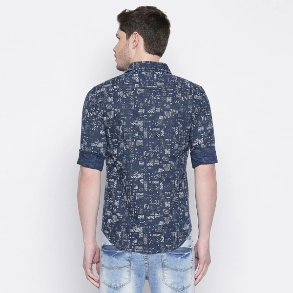 MUFTI Men Printed Casual Multicolor Shirt - XL