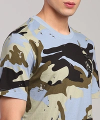 ADIDAS ORIGINALS Military Camouflage Men Round Neck Multicolor T-Shirt - M
