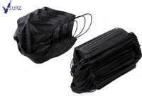 Surgical Face Mask Black - BLACK, 100