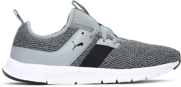 PUMA Flex Hype Running Shoes For Men - 8, Quarry-Black-White