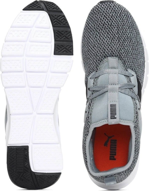 PUMA Flex Hype Running Shoes For Men - 9, Quarry-Black-White