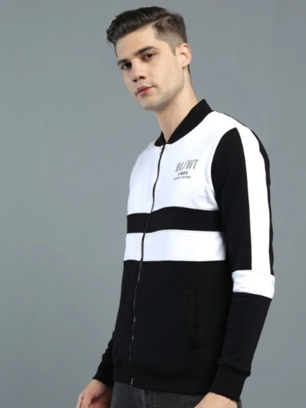 MANIAC Full Sleeve Striped Men Jacket - M