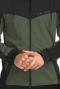 TRIPR Full Sleeve Colorblock Men Jacket - XL