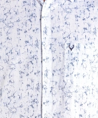 Allen Solly Men Printed Casual Blue Shirt - 38