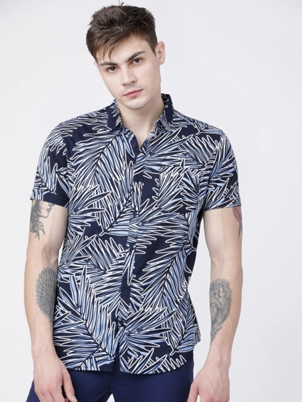 HIGHLANDER Men Printed Casual Multicolor Shirt - M