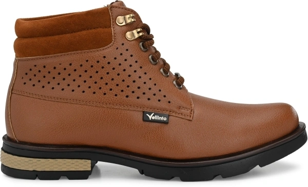 Vellinto Rocky Boots For Men Boots For Men - 10, Brown 