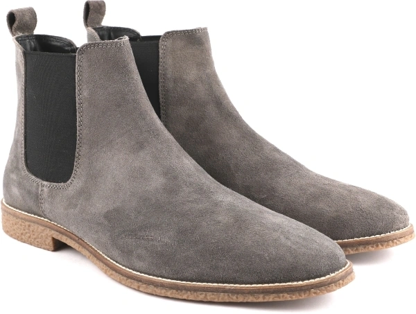 Freacksters Suede Leather Chelsea Boots For Men - 9