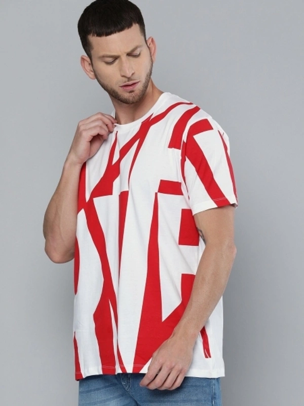 Kook N Keech Marvel Printed Men Round Neck White, Red T-Shirt - M