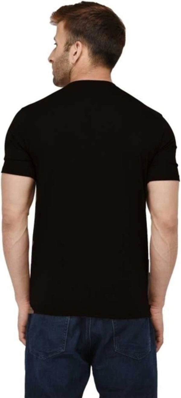 Uniplanet Store Graphic Print Men Round Neck Black T-Shirt- Ronaldo - XXL