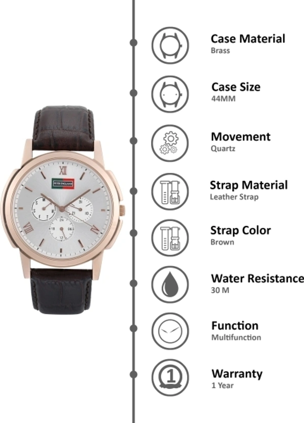 PETER ENGLAND Analog Watch - For Men