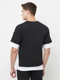Solid Men Black T-Shirt - M