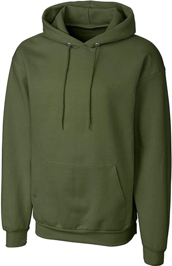 Full Sleeve Solid Men & Women Reversible Sweatshirt - Hoodies - L, Green