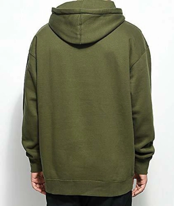 Full Sleeve Solid Men & Women Reversible Sweatshirt - Hoodies - L, Green