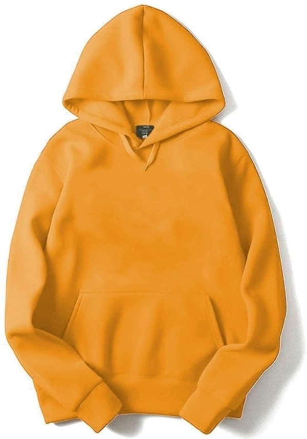 Full Sleeve Solid Men & Women Reversible Sweatshirt - Hoodies - M, Yellow