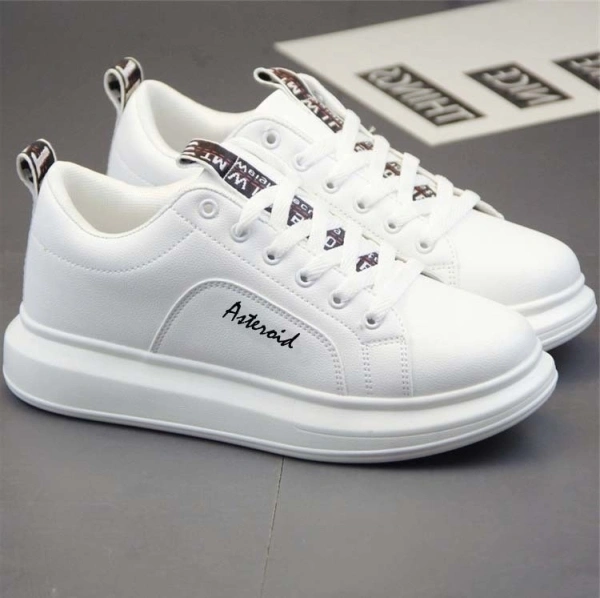 ASTEROID Original Luxury Branded Fashionable Men's White Shoes For Men - 9