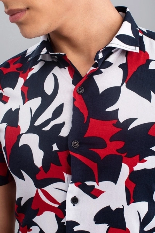 Men Printed Casual Shirt - L