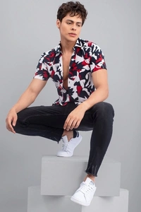 Men Printed Casual Shirt - XL