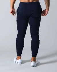 Acrux Color Block Men Blue Track Pants - M