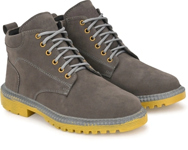 Aeonik Boots For Men - Grey, 6