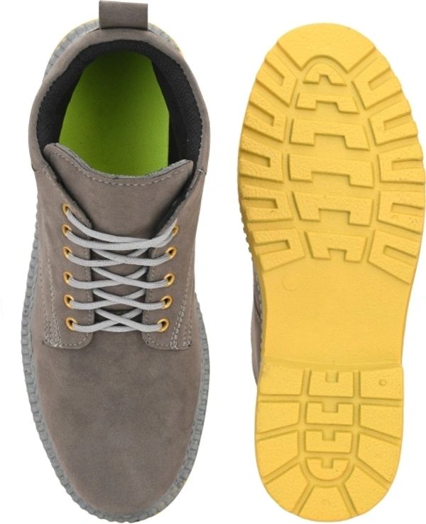 Aeonik Boots For Men - Grey, 6