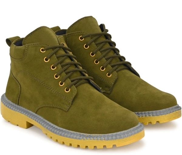 Aeonik Boots For Men - Green:olive, 7