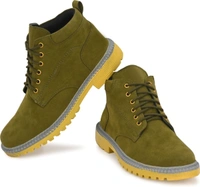 Aeonik Boots For Men - Green:olive, 7