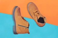 Fox Heaven Men Synthetic Suede Side Zip Ankle Boots Boots For Men - Tan, UK/India 10