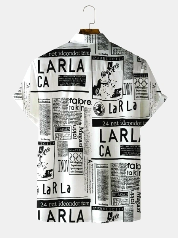 Prinza Men Printed Casual Multicolor Shirt - XL