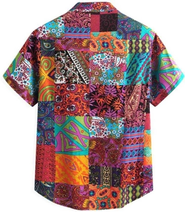 DEEP ENTERPRISE Men Printed Casual Multicolor Shirt - M
