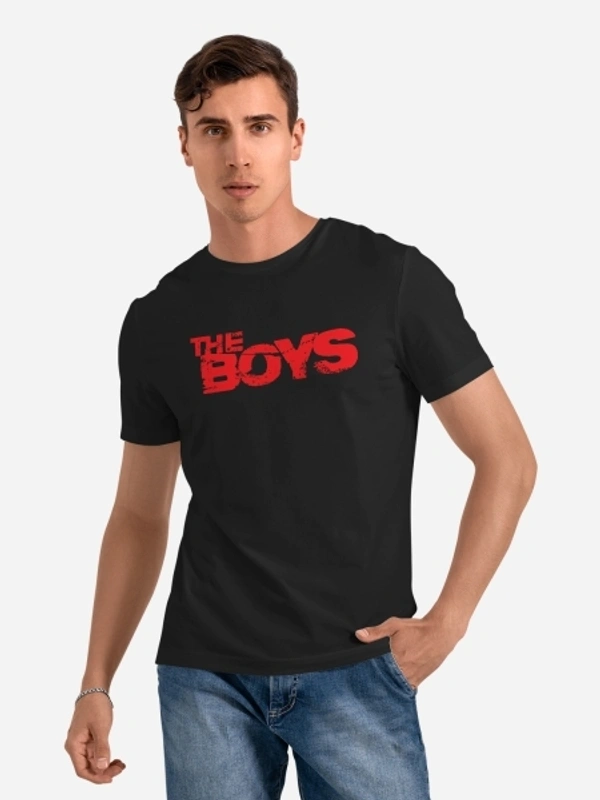 BLISSINK Graphic Print Men Round Neck Black T-Shirt - Black, XL