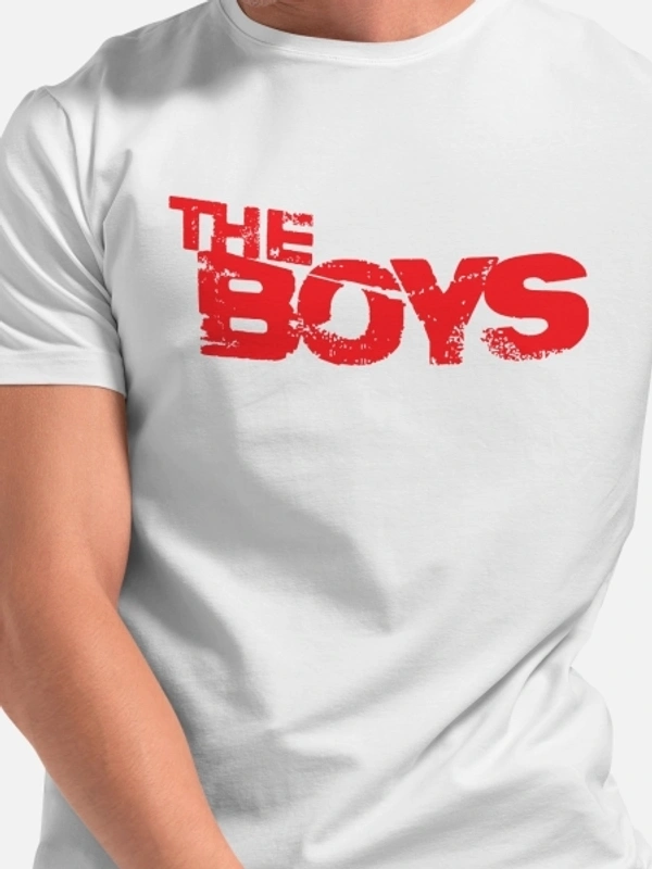 BLISSINK Graphic Print Men Round Neck Black T-Shirt - White, S