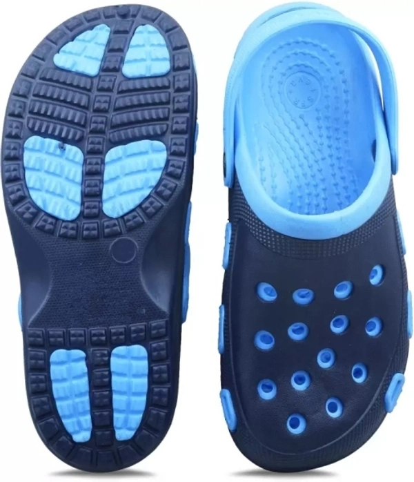 Footwear Men Blue Clogs Sandals For Men - 2