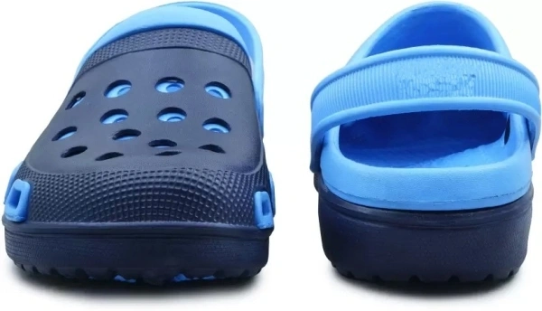 Footwear Men Blue Clogs Sandals For Men - 8