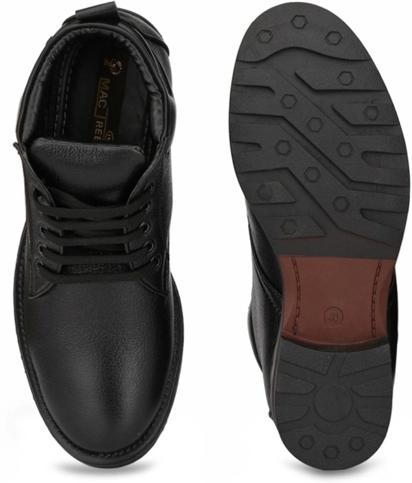 MACTREE Highland Boots For Men (Shoe) - Black, 9