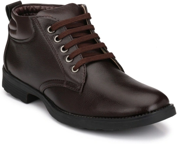 MACTREE Highland Boots For Men (Shoe) - Morocco Brown, 10