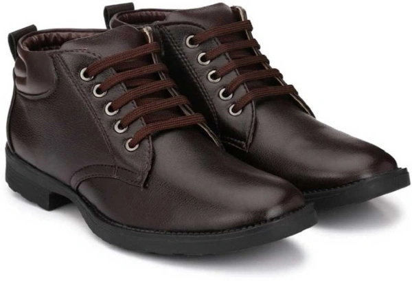 MACTREE Highland Boots For Men (Shoe) - Morocco Brown, 9