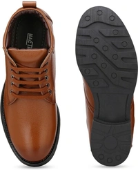 MACTREE Highland Boots For Men (Shoe) - Tan, 10