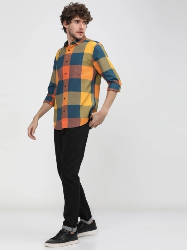 KETCH Men Checkered Casual Multicolor Shirt - XL