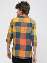 KETCH Men Checkered Casual Multicolor Shirt - XL