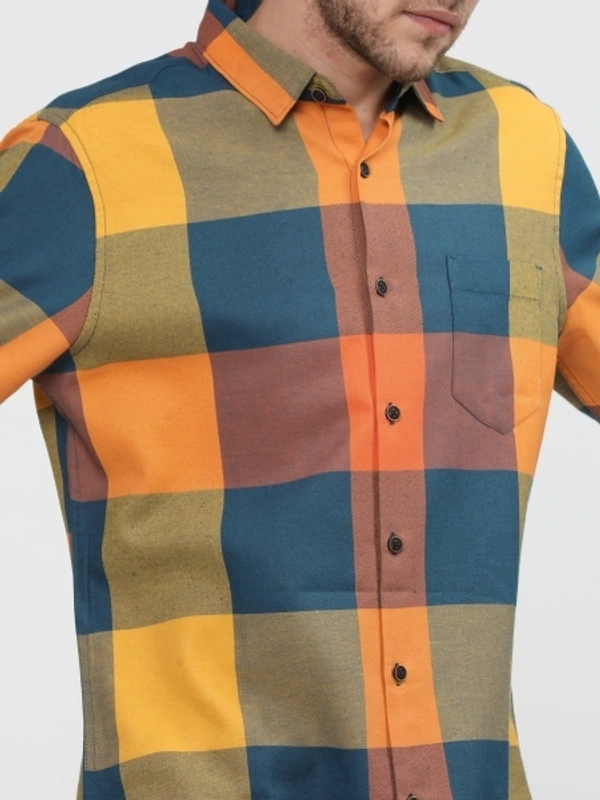 KETCH Men Checkered Casual Multicolor Shirt - XL