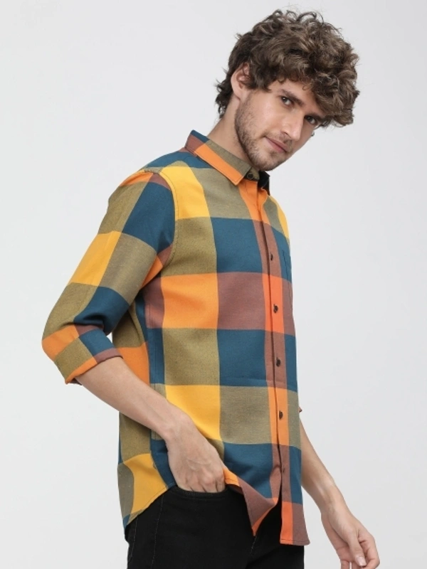 KETCH Men Checkered Casual Multicolor Shirt - XL