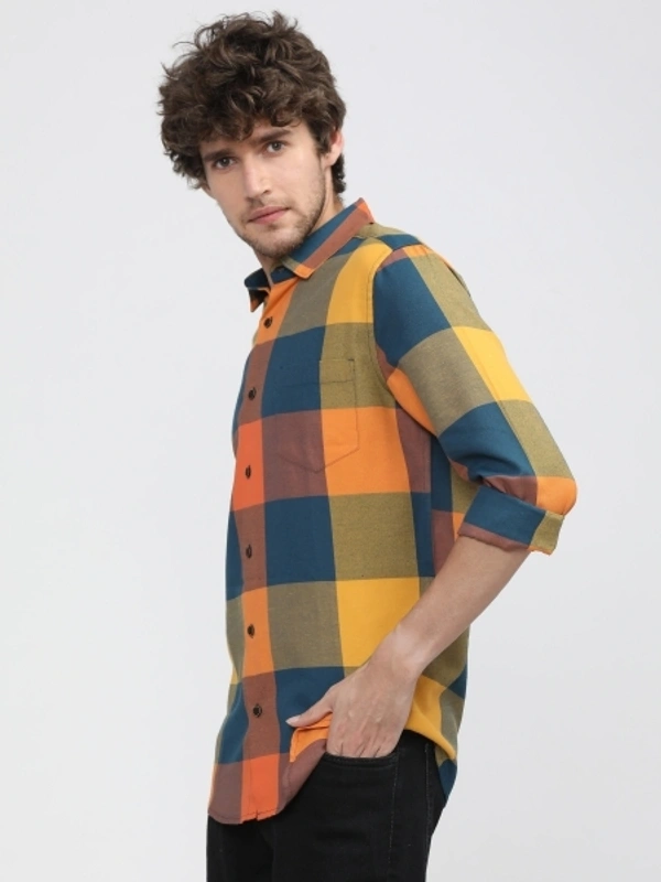 KETCH Men Checkered Casual Multicolor Shirt - XL