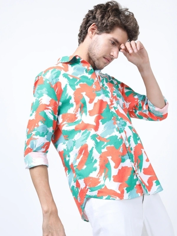 KETCH Men Solid Casual Multicolor Shirt - M