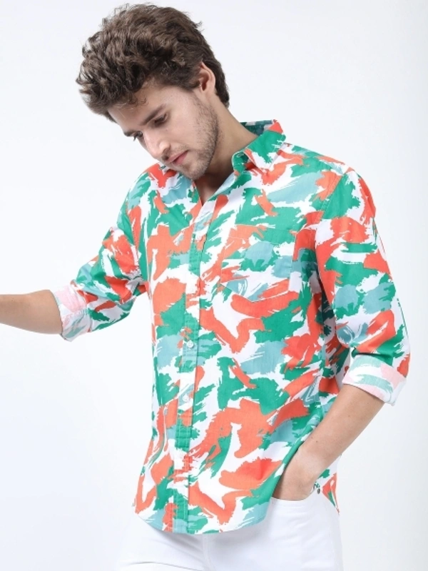 KETCH Men Solid Casual Multicolor Shirt - M