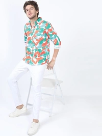 KETCH Men Solid Casual Multicolor Shirt - M